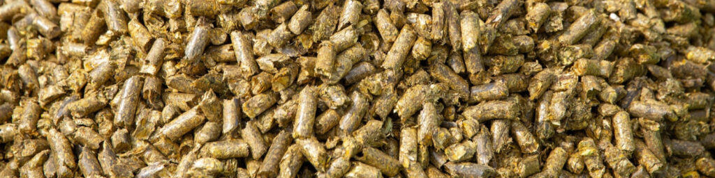 Detail image o straw pellets